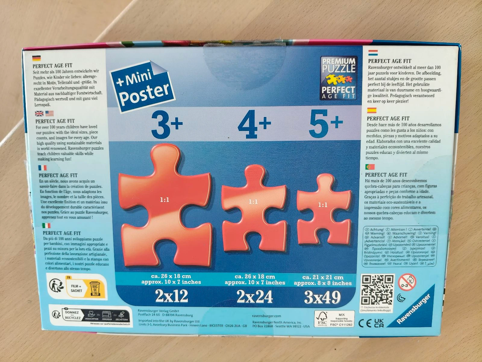 Caja de rompecabezas Ravensburger Gabby Gato 3x49 – photo 2